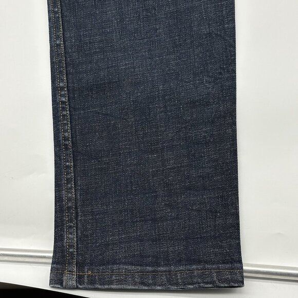 Hudson Sartor Slouchy Skinny Men' Size 36x30 Button Fly Dark Wash Denim Jeans - Picture 10 of 13